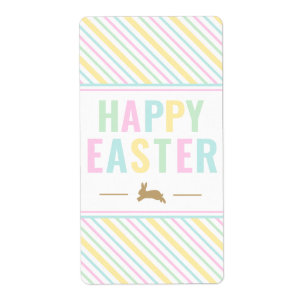 Happy Bunny Pastel Sticker de Pâques