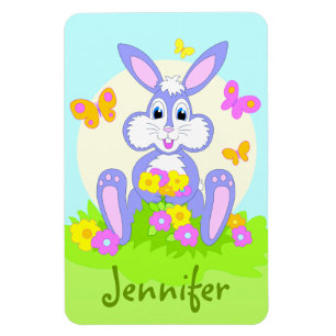 Happy Bunny Personalized Magnets
