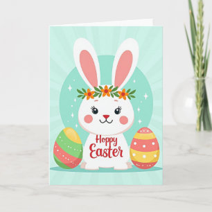 Happy Bunny Springtime Card