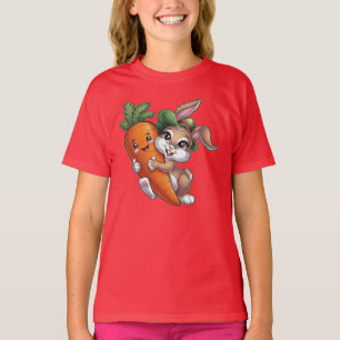 Happy bunny with a giant carrot T-Shirt