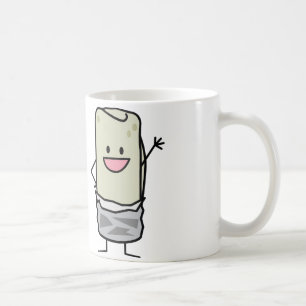 Happy Burrito Waving Hello Coffee Mug