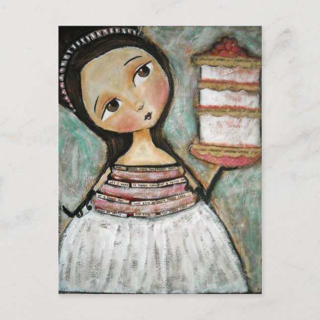 Happy Cake Postcard (Front)
