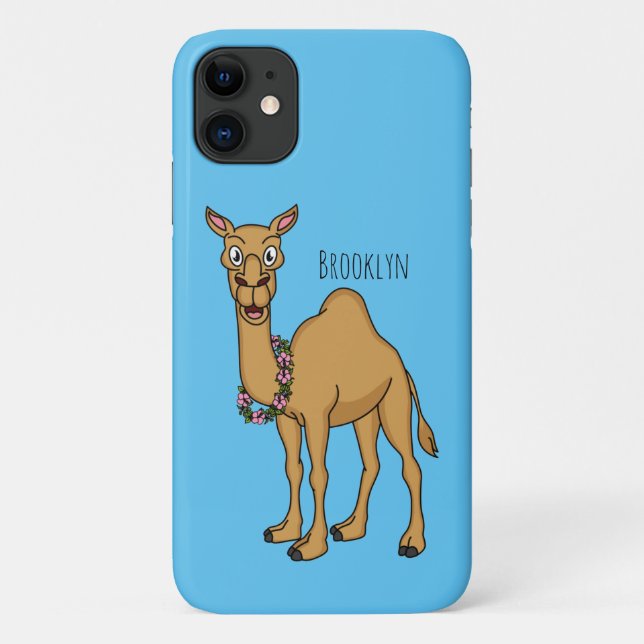 Happy camel cartoon illustration  Case-Mate iPhone case (Back)