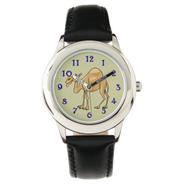 Happy Camel Cartoon Watch (Front)