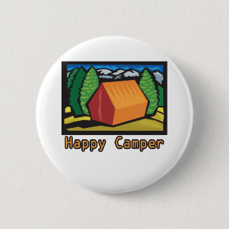 Happy Camper 2 Inch Round Button