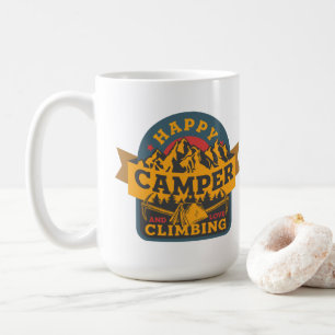 Happy Camper and Love Climbing Coffee Mug
