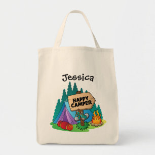 Happy Camper Budget Tote