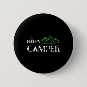 Happy Camper - Camping For Men  2 Inch Round Button