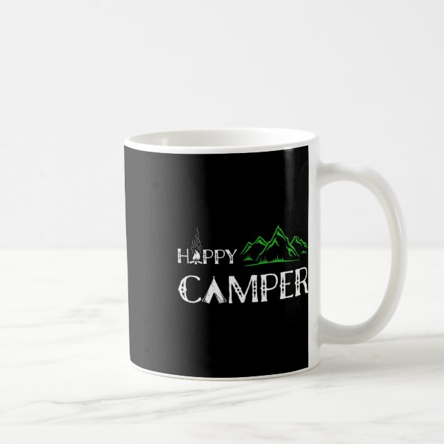 Happy Camper - Camping For Men  Coffee Mug (Right)