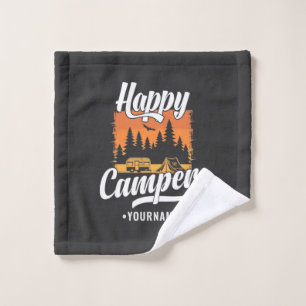 Happy Camper Camping Randonnée Voyage Caravan Life