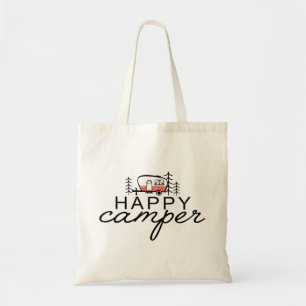 Happy Camper Camping Tote Bag