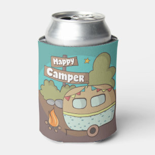 Happy Camper Can Cooler