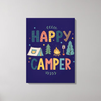 Happy Camper Canvas Print