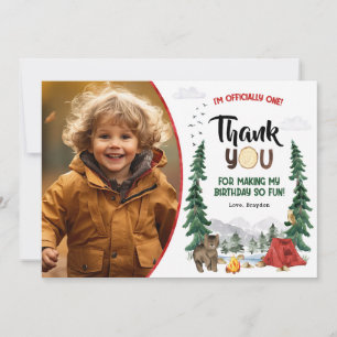 Happy Camper Carte de remerciements