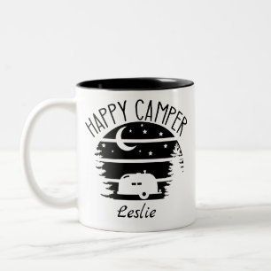 Happy Camper Coffee Mug Personalized