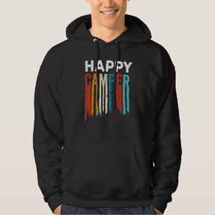 Happy Camper Cool Transit Van Camper Motorhome Fun Hoodie