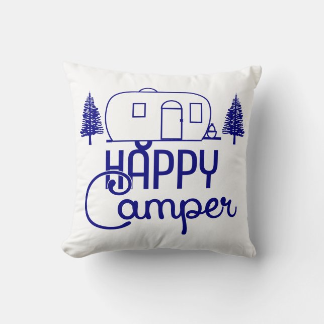Happy Camper Coussins (Recto)