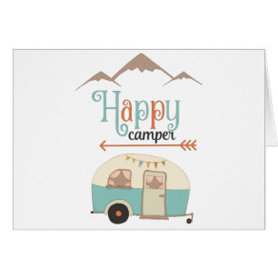 Happy Camper Cute Retro RV