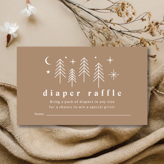 Happy Camper Diaper Raffle  Enclosure Card (Creator Uploaded)
