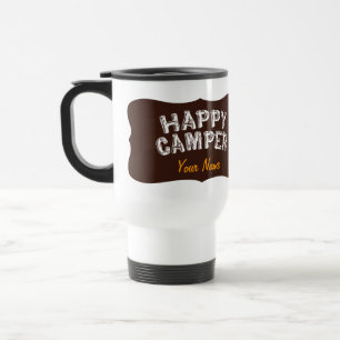 Happy Camper Eat Sleep Camp Travel Mug