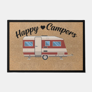 HAppy Camper Family Gift, Camping Truck Doormat