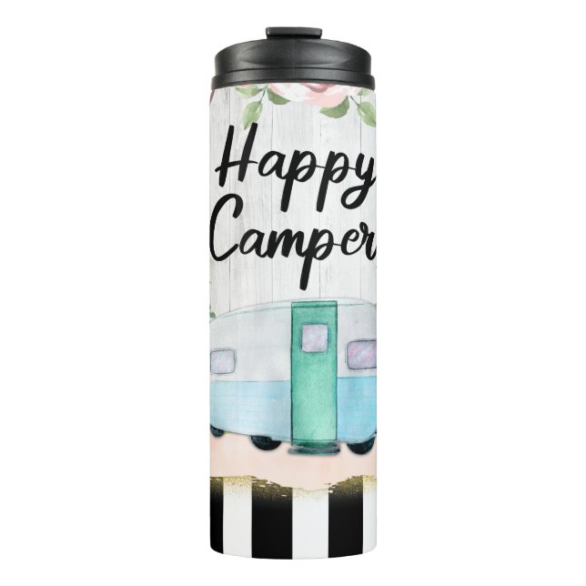Happy Camper Fire Camp Thermal Tumbler (Front)