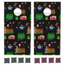 Happy Camper Fishing and Camping Themed