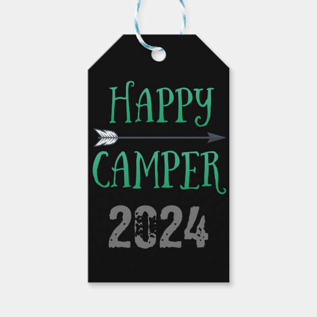Happy Camper Gift Tags (Front)