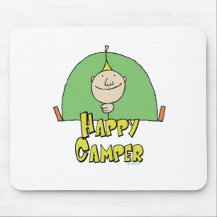 Happy Camper Guy Mouse Pad