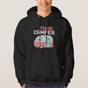 Happy Camper I Camping Caravan Hoodie