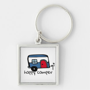 Happy Camper Keychain