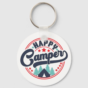 Happy Camper Keychain