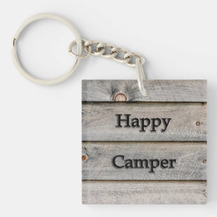 Happy Camper Keychain