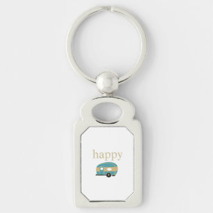 Happy Camper Keychain