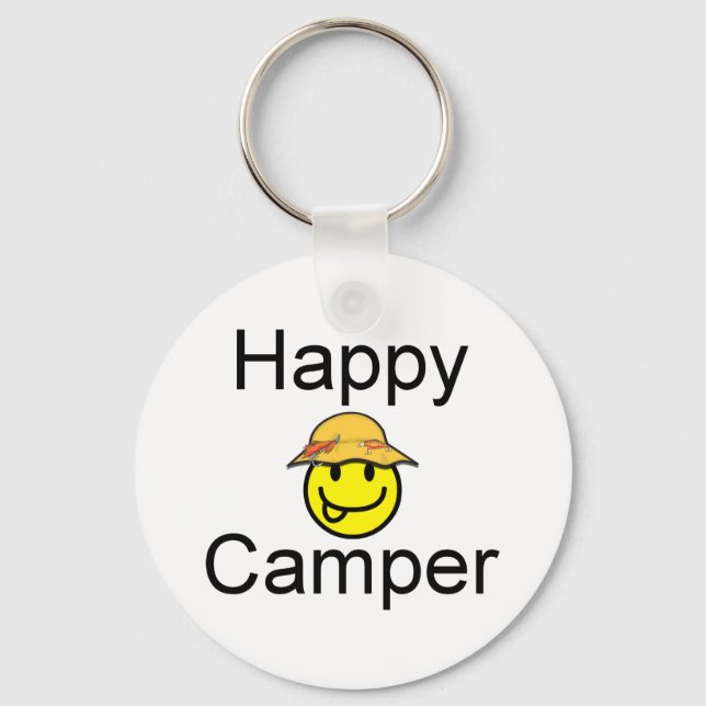 Happy Camper Keychain (Front)