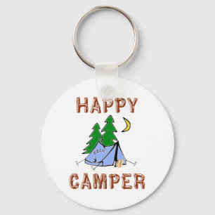 HAPPY CAMPER KEYCHAIN