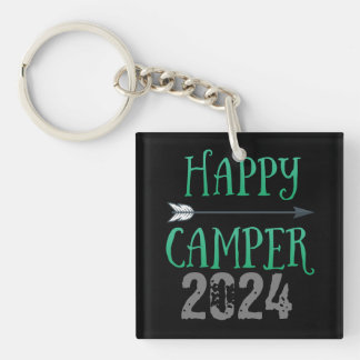 Happy Camper Keychain