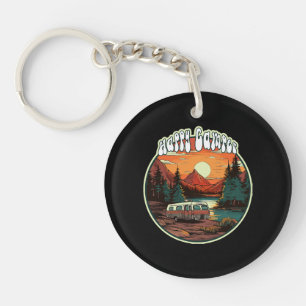 Happy Camper Keychain
