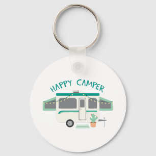 Happy Camper Keychain