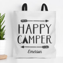 Happy Camper Kids Monogrammed