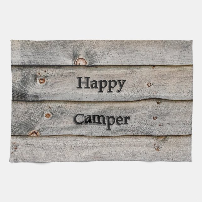 Happy Camper Kitchen Towel (Horizontal)