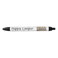 "Happy Camper - Live, Lauder, Camp & Fish" Stylos