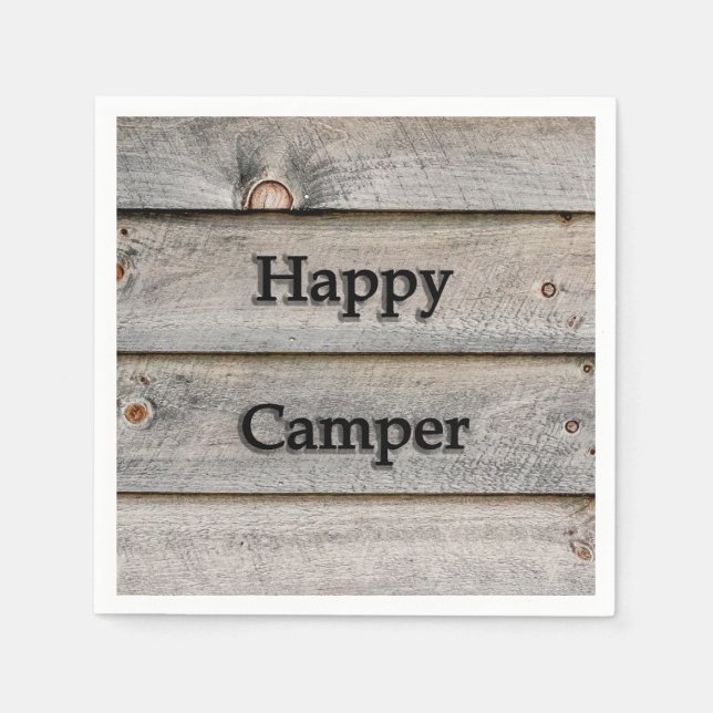 Happy Camper Napkin (Front)