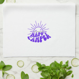 Happy Camper on a Kitchen Towel
