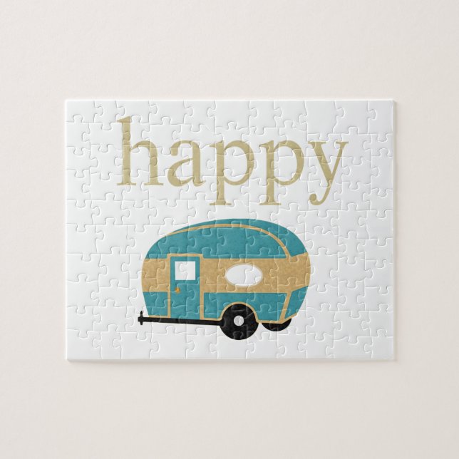Happy Camper Personnalité Jigsaw Puzzle (Horizontal)