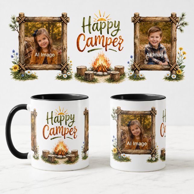 Happy Camper Photo Mug (Creator Uploaded)