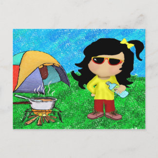 Happy Camper Postcard