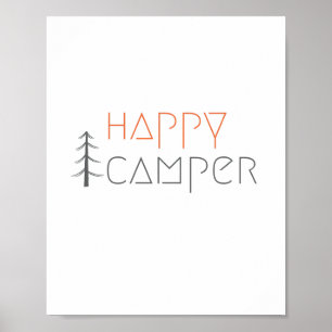 happy camper. Poster & Prints