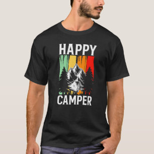 Happy Camper Retro Vintage Camping Premium T-Shirt