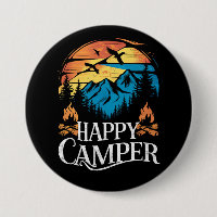 Happy Camper Retro Vintage Matching Camping Crew